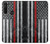 W3687 Firefighter Thin Red Line American Flag Funda Carcasa Case y Caso Del Tirón Funda para Motorola Moto G8 Power