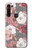 W3716 Rose Floral Pattern Funda Carcasa Case y Caso Del Tirón Funda para Motorola Moto G8 Power