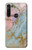 W3717 Rose Gold Blue Pastel Marble Graphic Printed Funda Carcasa Case y Caso Del Tirón Funda para Motorola Moto G8 Power