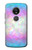 W3747 Trans Flag Polygon Funda Carcasa Case y Caso Del Tirón Funda para Motorola Moto G6 Play, Moto G6 Forge, Moto E5