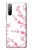 W3707 Pink Cherry Blossom Spring Flower Funda Carcasa Case y Caso Del Tirón Funda para Sony Xperia 10 II