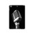 W1672 Retro Microphone Jazz Music Funda Carcasa Case para iPad mini 4, iPad mini 5, iPad mini 5 (2019)