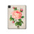W3079 Vintage Pink Rose Funda Carcasa Case para iPad Pro 11 (2021,2020,2018, 3rd, 2nd, 1st)