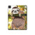 W3138 Cute Baby Sloth Paint Funda Carcasa Case para iPad Pro 11 (2021,2020,2018, 3rd, 2nd, 1st)