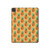 W3258 Pineapple Pattern Funda Carcasa Case para iPad Pro 11 (2021,2020,2018, 3rd, 2nd, 1st)