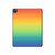 W3698 LGBT Gradient Pride Flag Funda Carcasa Case para iPad Pro 11 (2021,2020,2018, 3rd, 2nd, 1st)