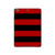 W2638 Black and Red Striped Tablet Funda Carcasa Case para iPad Pro 10.5, iPad Air (2019, 3rd)