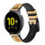 CA0746 Golden Ratio Correa de reloj inteligente de silicona y cuero para Samsung Galaxy Watch, Gear, Active