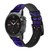 CA0757 Zodiac Correa de reloj inteligente de silicona y cuero para Garmin Smartwatch