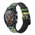 CA0019 Van Gogh Irises Correa de reloj inteligente de silicona y cuero para Wristwatch Smartwatch