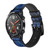 CA0713 Wolf Dream Catcher Correa de reloj inteligente de silicona y cuero para Wristwatch Smartwatch