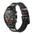CA0721 Coding Programmer Correa de reloj inteligente de silicona y cuero para Wristwatch Smartwatch