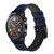 CA0730 Blue Planet Correa de reloj inteligente de silicona y cuero para Wristwatch Smartwatch