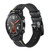 CA0762 Inside Mobile Phone Graphic Correa de reloj inteligente de silicona y cuero para Wristwatch Smartwatch