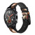 CA0766 Lady Ermine Leonardo da Vinci Correa de reloj inteligente de silicona y cuero para Wristwatch Smartwatch