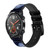 CA0783 Indian Hunter Moon Correa de reloj inteligente de silicona y cuero para Wristwatch Smartwatch
