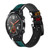 CA0811 Think Positive Words Quotes Correa de reloj inteligente de silicona y cuero para Wristwatch Smartwatch