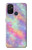 W3706 Pastel Rainbow Galaxy Pink Sky Funda Carcasa Case y Caso Del Tirón Funda para OnePlus Nord N100