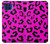 W1850 Pink Leopard Pattern Funda Carcasa Case y Caso Del Tirón Funda para Motorola One 5G
