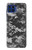 W3293 Urban Black Camo Camouflage Funda Carcasa Case y Caso Del Tirón Funda para Motorola One 5G