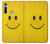 W1146 Yellow Sun Smile Funda Carcasa Case y Caso Del Tirón Funda para Motorola Moto G8