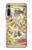 W3145 Antique Constellation Star Sky Map Funda Carcasa Case y Caso Del Tirón Funda para Motorola Moto G8