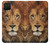 W2870 Lion King of Beasts Funda Carcasa Case y Caso Del Tirón Funda para Samsung Galaxy A42 5G