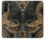 W0426 Gold Dragon Funda Carcasa Case y Caso Del Tirón Funda para Samsung Galaxy S21 Plus 5G, Galaxy S21+ 5G