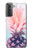 W3711 Pink Pineapple Funda Carcasa Case y Caso Del Tirón Funda para Samsung Galaxy S21 Plus 5G, Galaxy S21+ 5G