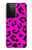 W1850 Pink Leopard Pattern Funda Carcasa Case y Caso Del Tirón Funda para Samsung Galaxy S21 Ultra 5G