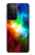 W2312 Colorful Rainbow Space Galaxy Funda Carcasa Case y Caso Del Tirón Funda para Samsung Galaxy S21 Ultra 5G