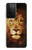 W3182 Lion Funda Carcasa Case y Caso Del Tirón Funda para Samsung Galaxy S21 Ultra 5G