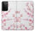 W3707 Pink Cherry Blossom Spring Flower Funda Carcasa Case y Caso Del Tirón Funda para Samsung Galaxy S21 Ultra 5G