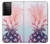 W3711 Pink Pineapple Funda Carcasa Case y Caso Del Tirón Funda para Samsung Galaxy S21 Ultra 5G