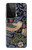 W3791 William Morris Strawberry Thief Fabric Funda Carcasa Case y Caso Del Tirón Funda para Samsung Galaxy S21 Ultra 5G