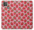 W3719 Strawberry Pattern Funda Carcasa Case y Caso Del Tirón Funda para Motorola Moto G9 Power