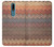 W3752 Zigzag Fabric Pattern Graphic Printed Funda Carcasa Case y Caso Del Tirón Funda para Nokia 2.4