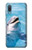 W1291 Dolphin Funda Carcasa Case y Caso Del Tirón Funda para Samsung Galaxy A04, Galaxy A02, M02