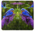 W1565 Bluebird of Happiness Blue Bird Funda Carcasa Case y Caso Del Tirón Funda para Samsung Galaxy A04, Galaxy A02, M02