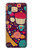 W2353 Paris Cartoon Vintage Pattern Funda Carcasa Case y Caso Del Tirón Funda para Samsung Galaxy A04, Galaxy A02, M02