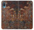 W2714 Rust Steel Texture Graphic Printed Funda Carcasa Case y Caso Del Tirón Funda para Samsung Galaxy A04, Galaxy A02, M02