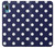 W3533 Blue Polka Dot Funda Carcasa Case y Caso Del Tirón Funda para Samsung Galaxy A04, Galaxy A02, M02