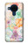 W3705 Pastel Floral Flower Funda Carcasa Case y Caso Del Tirón Funda para Nokia 5.4