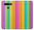 W3678 Colorful Rainbow Vertical Funda Carcasa Case y Caso Del Tirón Funda para LG K51S