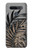 W3692 Gray Black Palm Leaves Funda Carcasa Case y Caso Del Tirón Funda para LG K51S