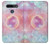 W3709 Pink Galaxy Funda Carcasa Case y Caso Del Tirón Funda para LG K51S