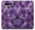 W3713 Purple Quartz Amethyst Graphic Printed Funda Carcasa Case y Caso Del Tirón Funda para LG K51S