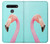 W3708 Pink Flamingo Funda Carcasa Case y Caso Del Tirón Funda para LG K41S