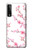 W3707 Pink Cherry Blossom Spring Flower Funda Carcasa Case y Caso Del Tirón Funda para LG Stylo 7 5G