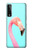 W3708 Pink Flamingo Funda Carcasa Case y Caso Del Tirón Funda para LG Stylo 7 5G